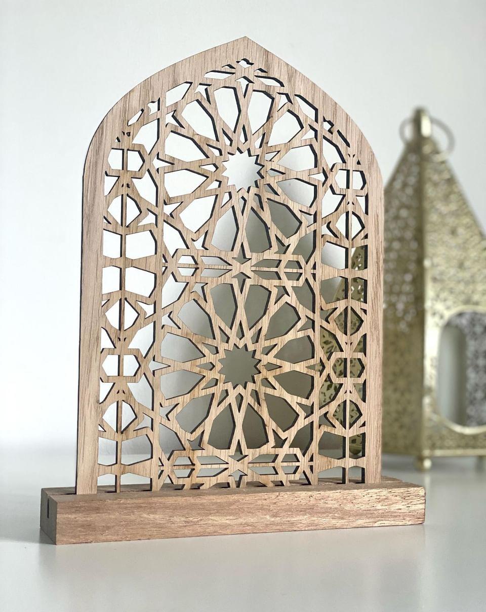 Double Arch Eid Mubarak Plaque