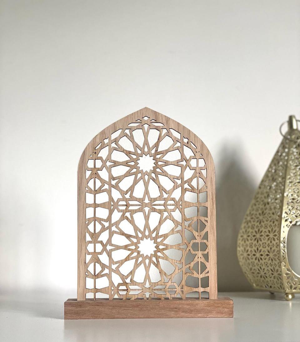 Double Arch Eid Mubarak Plaque