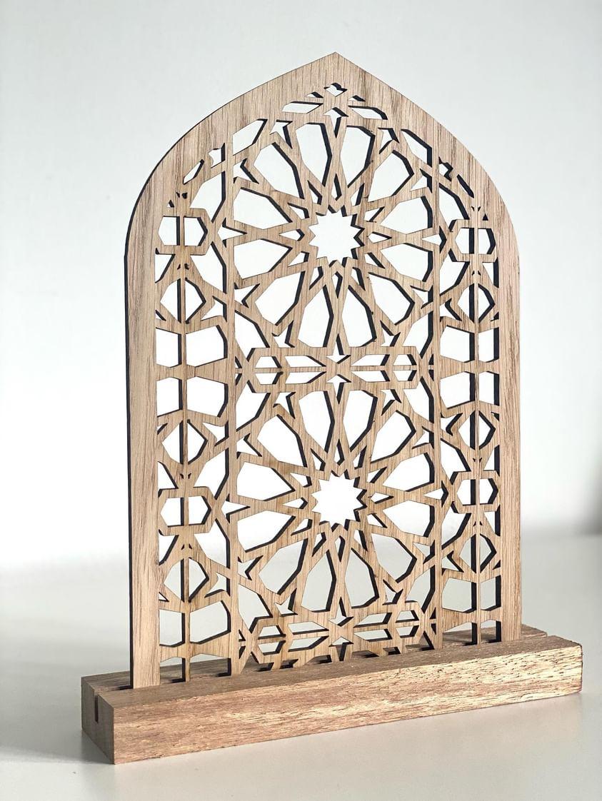 Double Arch Eid Mubarak Plaque