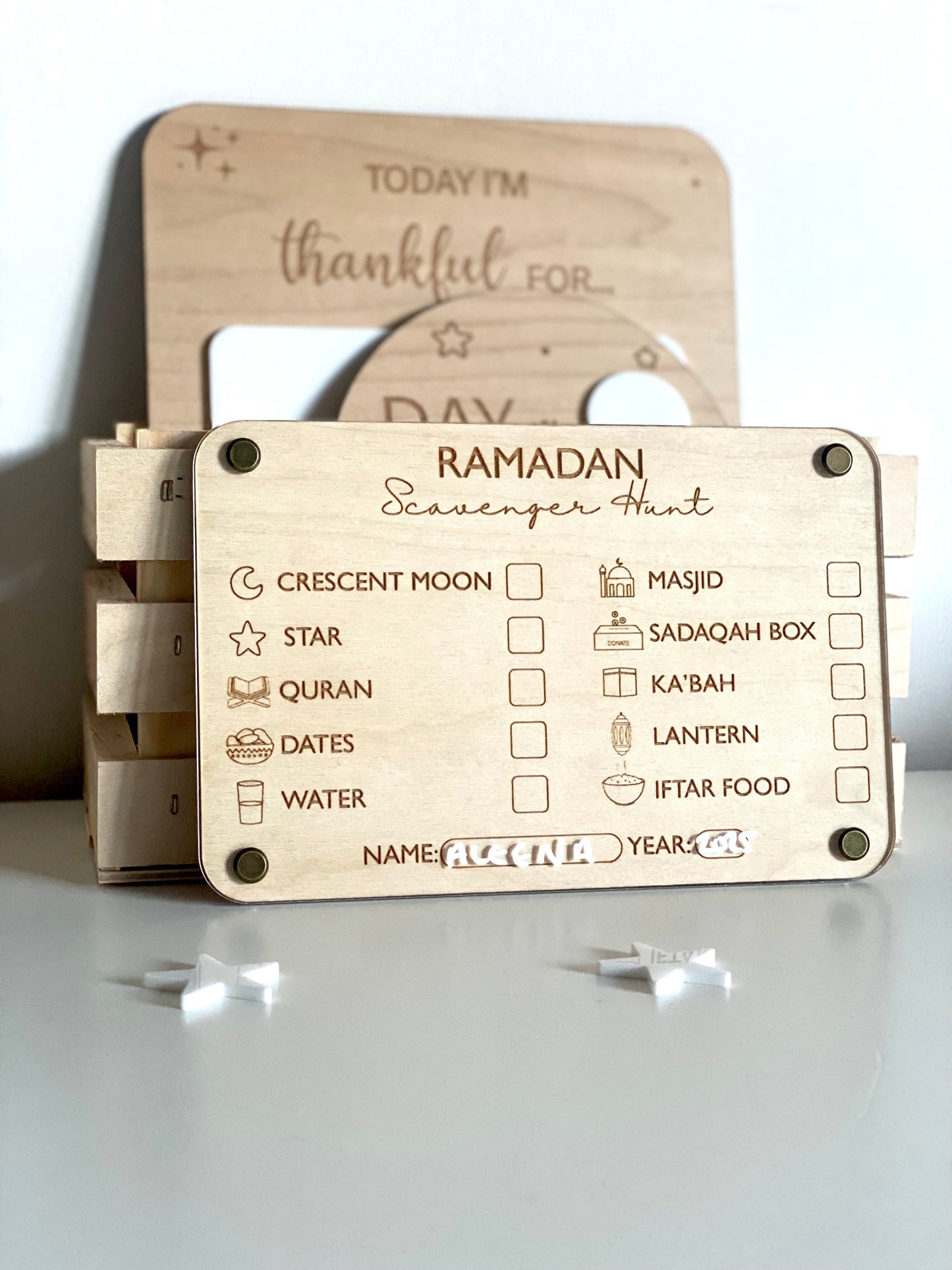 Ramadan Scavenger Hunt Board