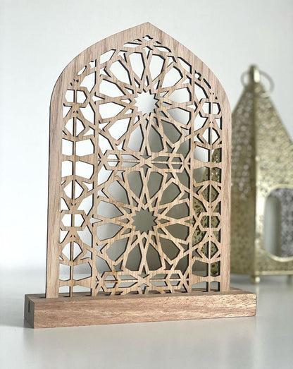 Double Arch Eid Mubarak Plaque