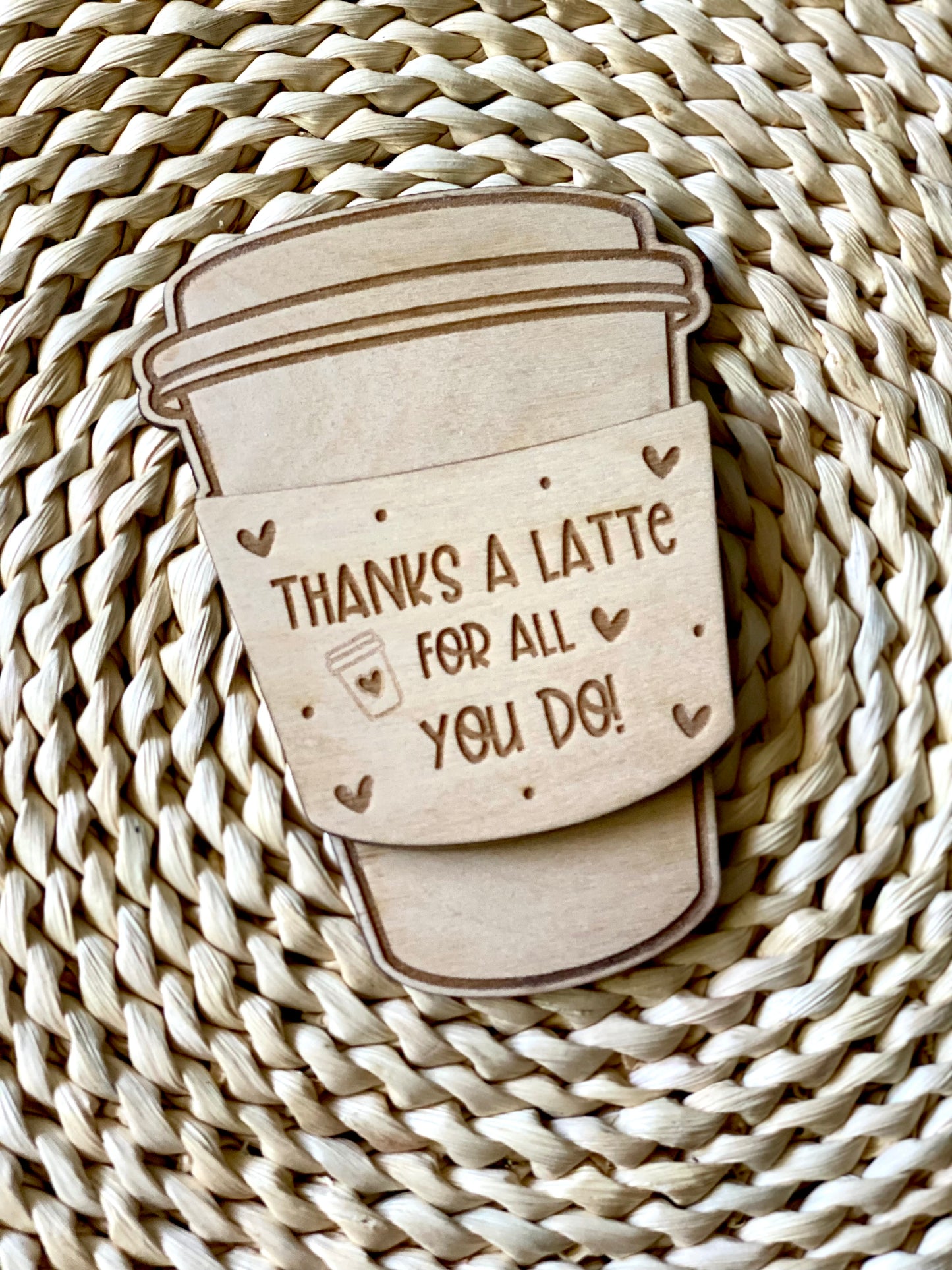 Coffee Cup Gift Card Holder